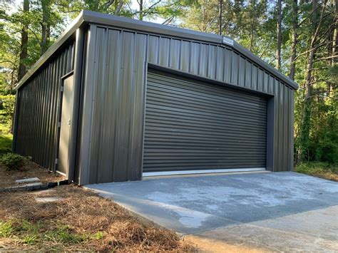 metal garages 30' x installed